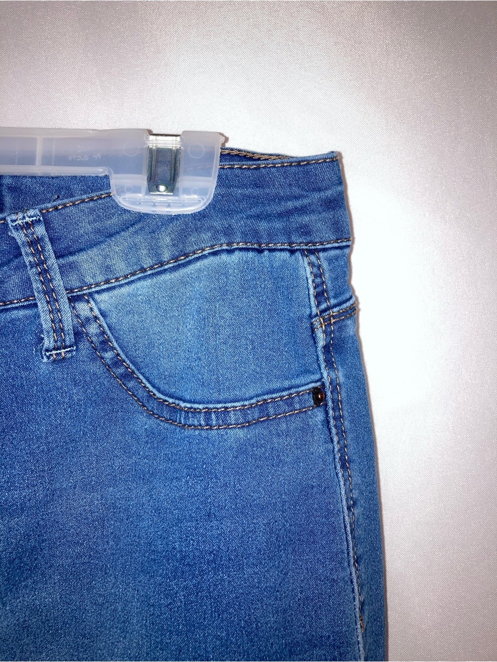 Classic Blue Women's Skinny Jeans - Stretch Denim - Picture 4 of 8
